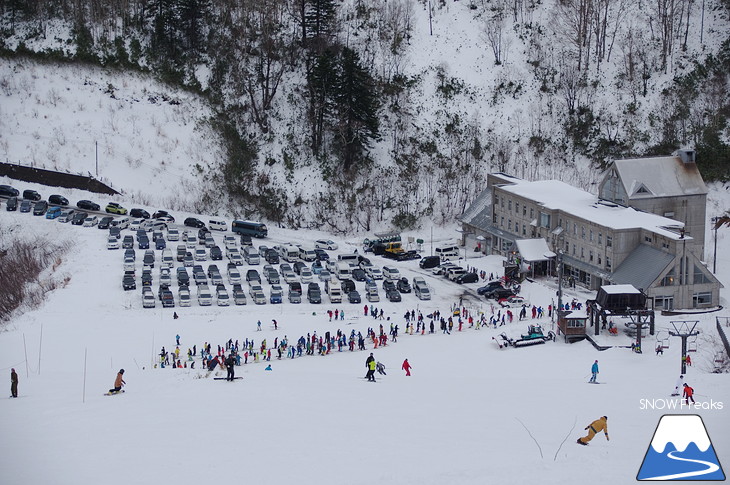 中山峠スキー場 2016-2017スキースノーボードシーズン開幕！天然雪で初滑り♪